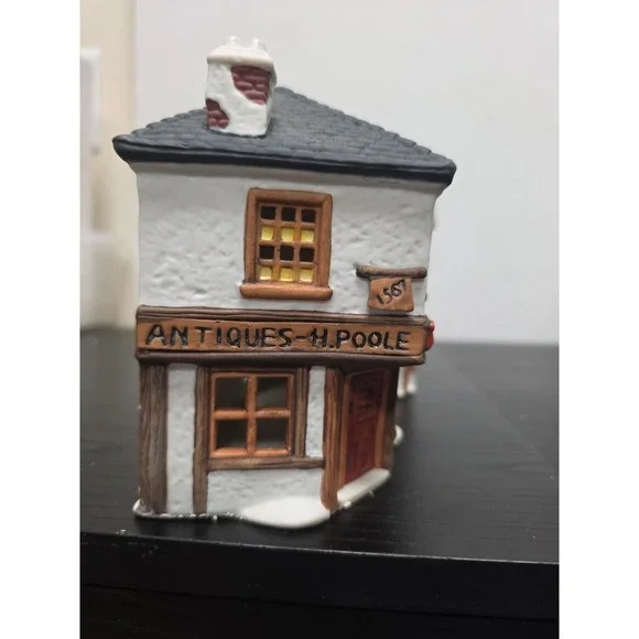 Vtg DEPT 56 DICKENS Village 1987 THE OLD CURIOSITY SHOP Lighted Building 5905-6. - Picture 4 of 10